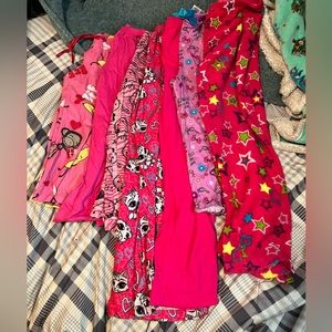 Girls pajama bottoms bundle